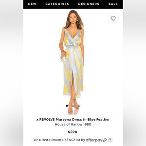 REVOLVE Mareena Dress in Blue Feather
House of Harlow 1960